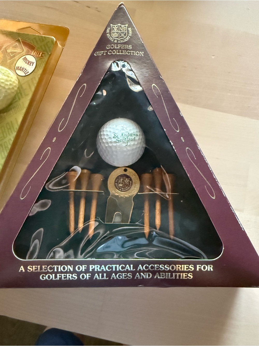 St. Andrews Scotland Golfers Gift Collection & Mickey Mantle Golfballs